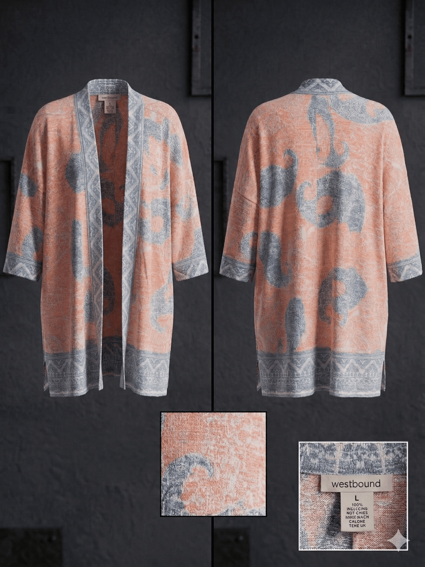 Kimono Westbound Multicolor - LaOtraPrenda.cl - Kimono