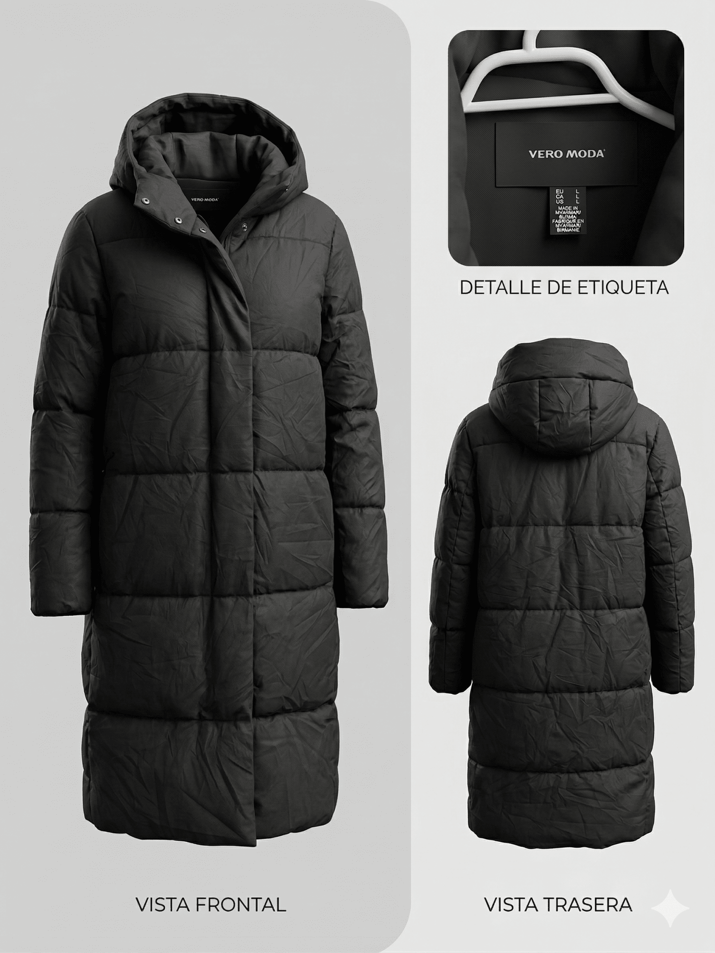 Chaqueta Vero Moda Negra - LaOtraPrenda.cl - Chaqueta