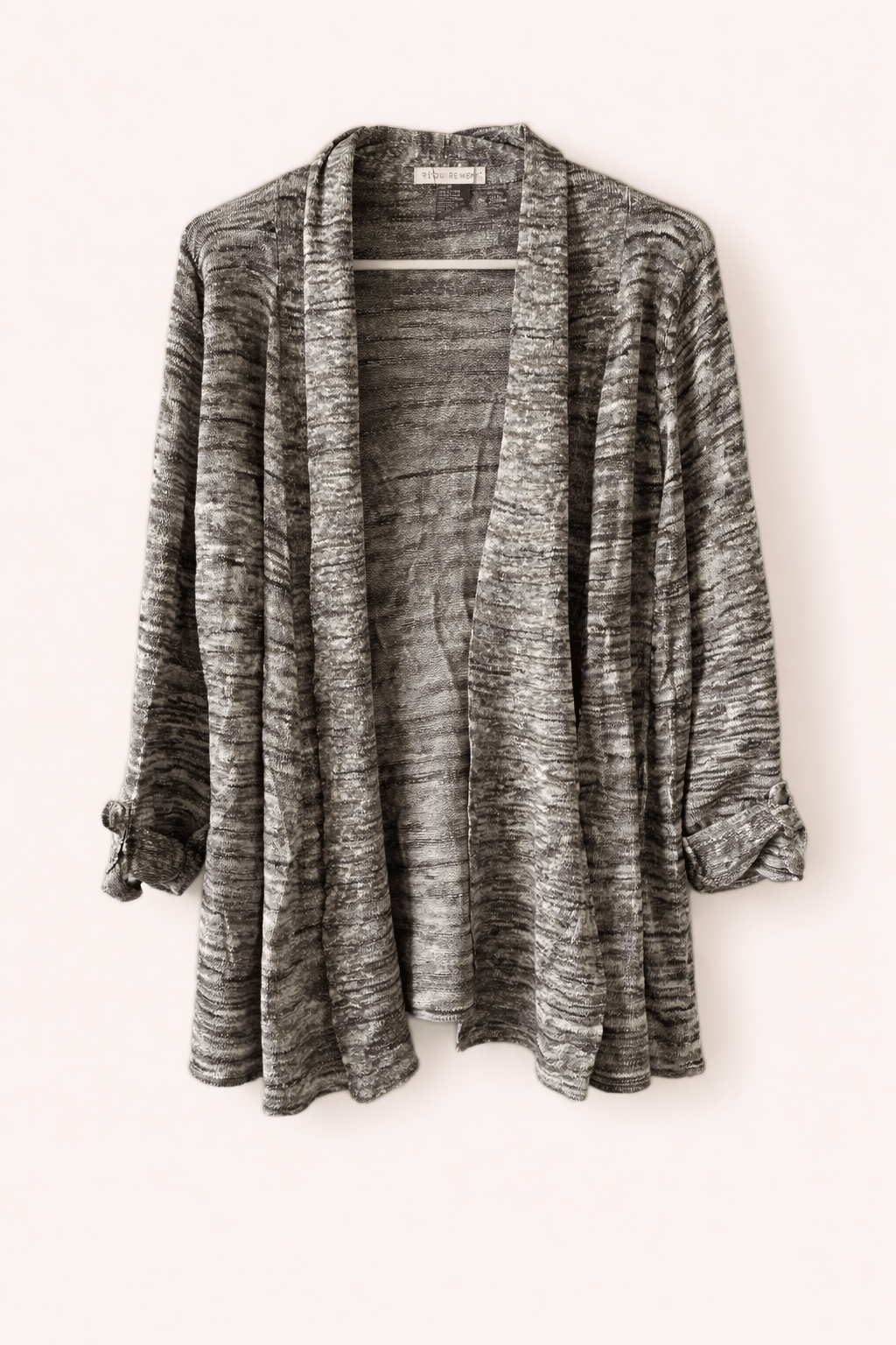Sweater Requirements Negro/Blanco jaspeado - LaOtraPrenda.cl - Sweater