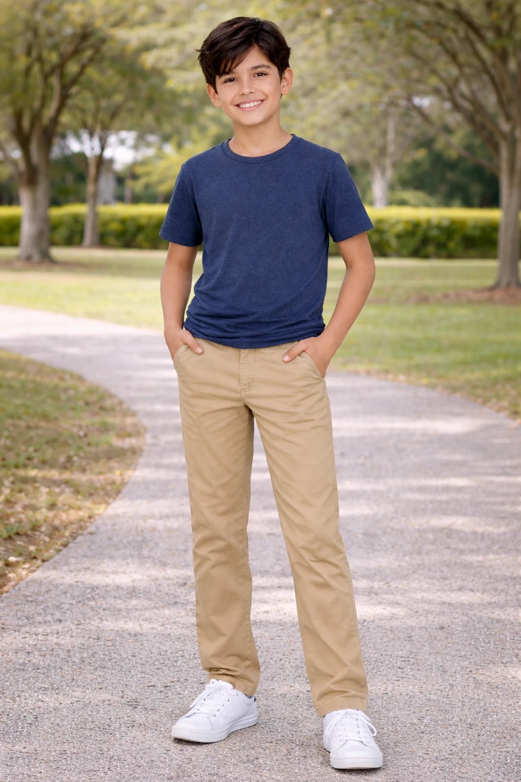 Pantalón Tommy Hilfiger Beige Niño - LaOtraPrenda.cl - Pantalon