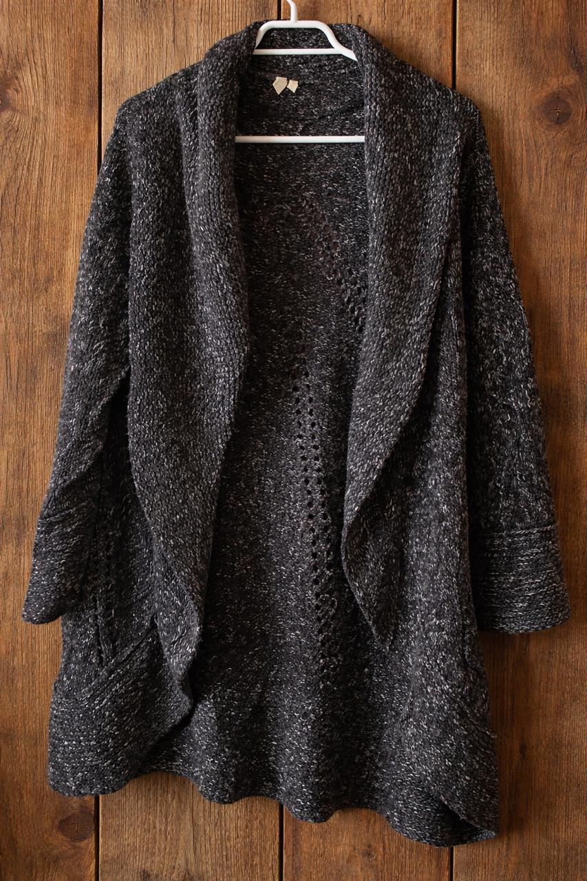 Sweater Madison Gris marengo jaspeado - LaOtraPrenda.cl - Sweater