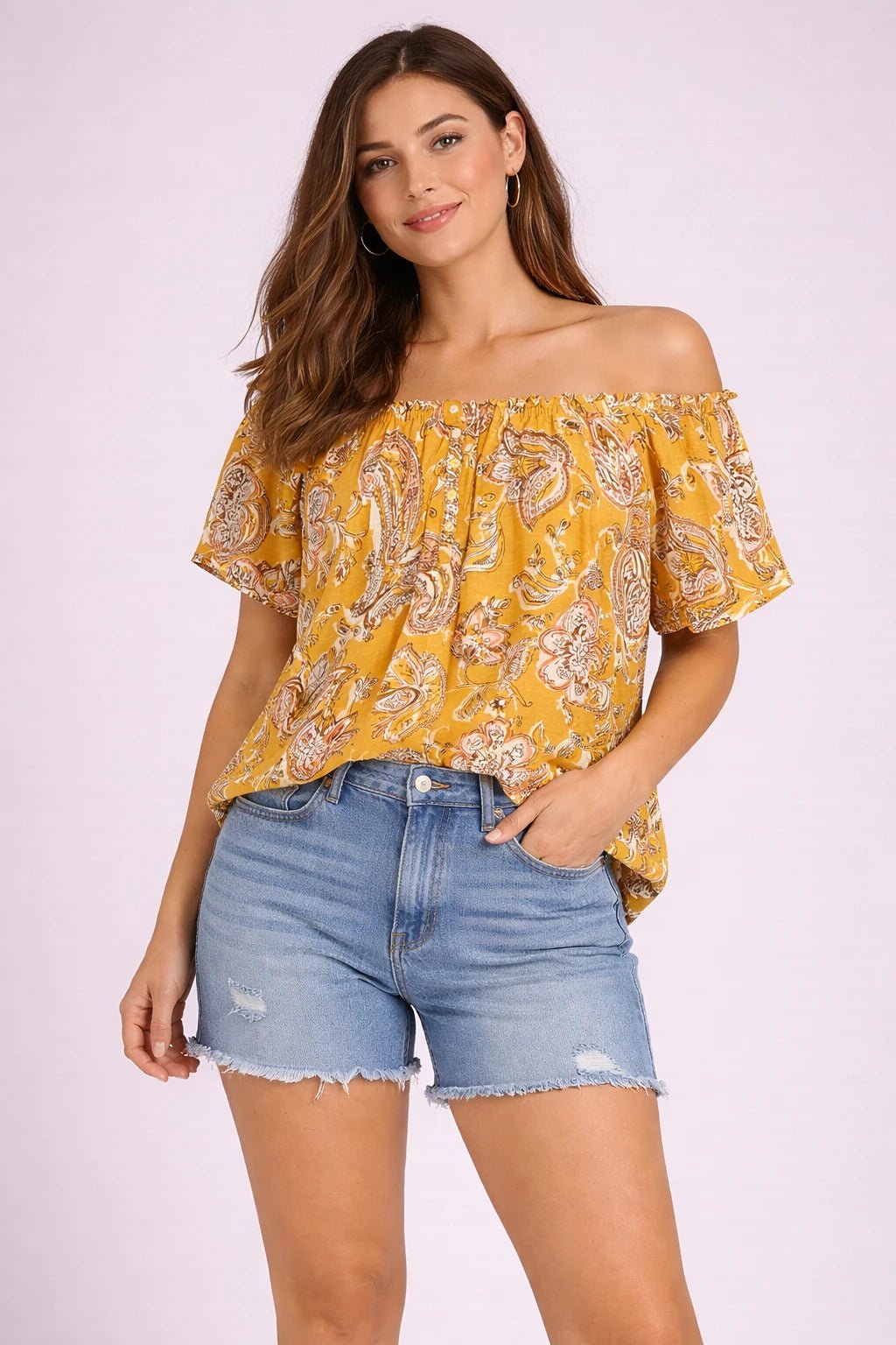 Polera Sin Hombros Chaps Mujer - LaOtraPrenda.cl - Polera