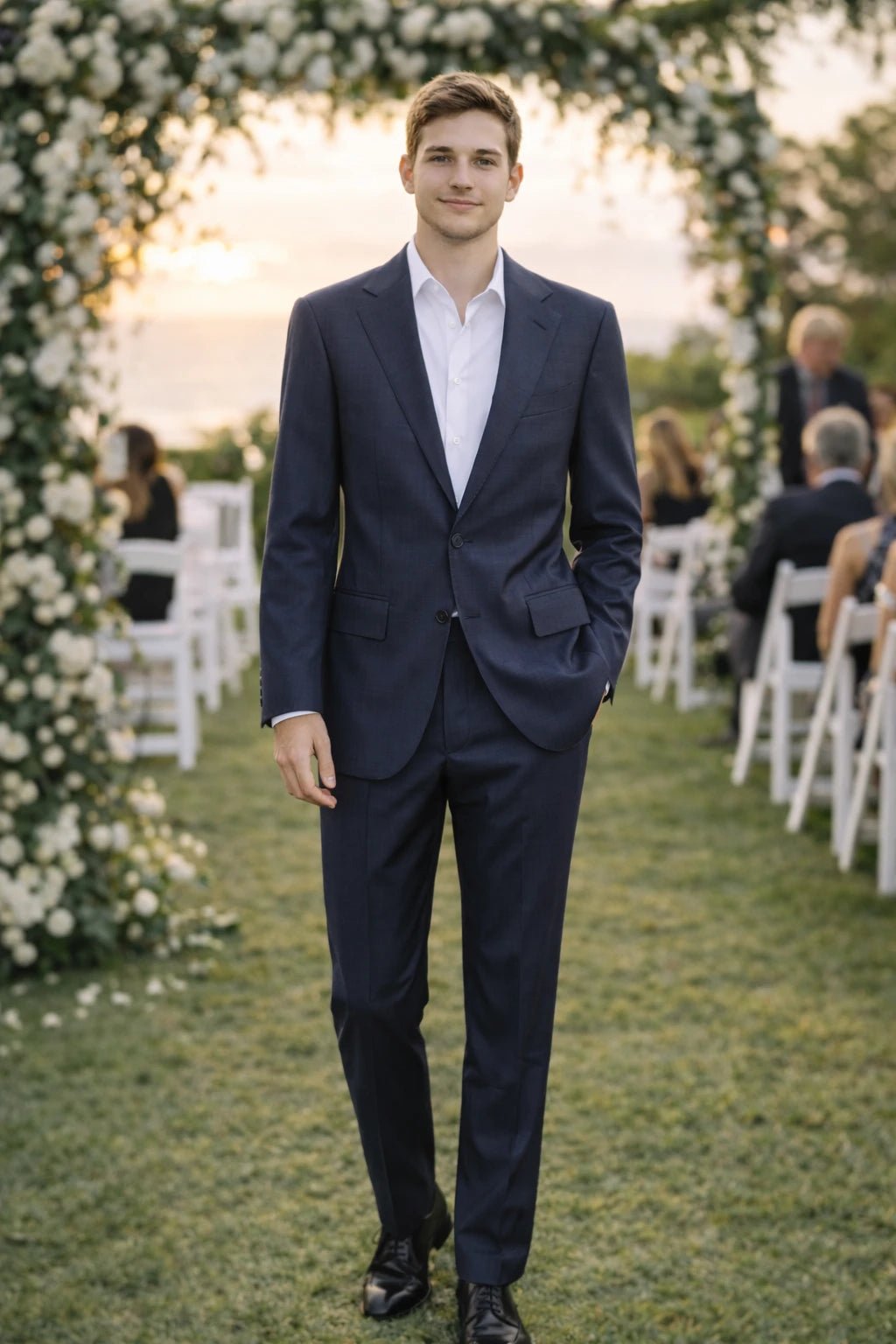Traje Hombre Ermenegildo Zegna Azul – Lana 100% - LaOtraPrenda.cl - Traje