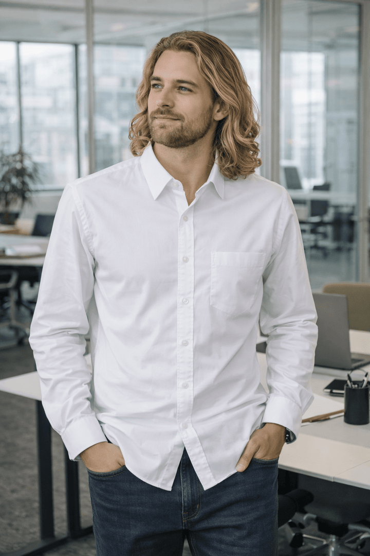Camisa hombre Franco Orselli – Blanca - LaOtraPrenda.cl - Camisa