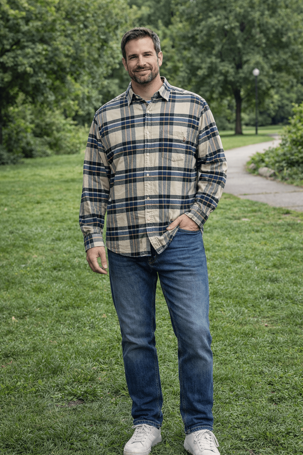 Camisa Tommy Hilfiger Crema - LaOtraPrenda.cl - Camisa