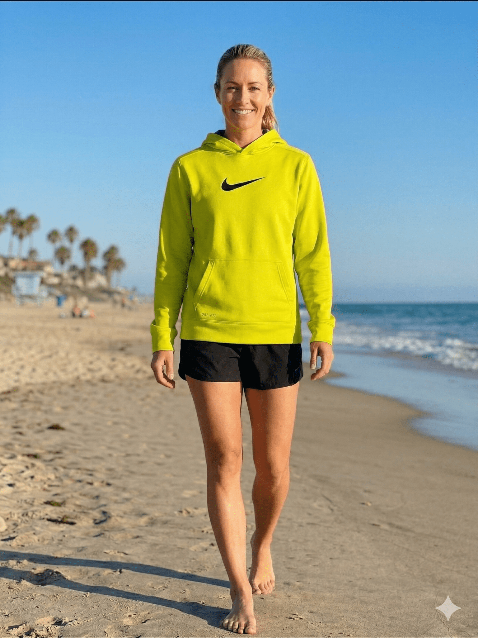 Polerón Nike Amarillo Flúor - LaOtraPrenda.cl - Polerón