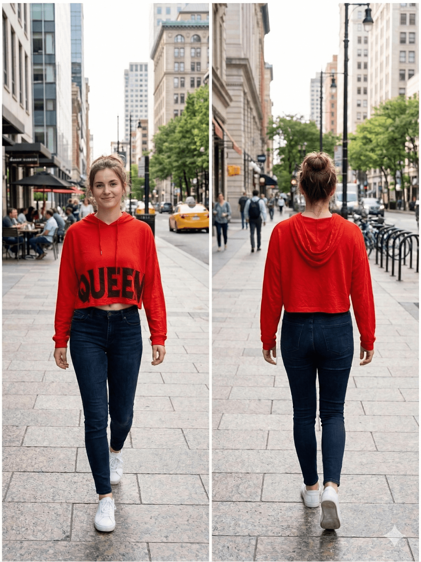 Polerón Rue 21 Rojo - LaOtraPrenda.cl - Polerón