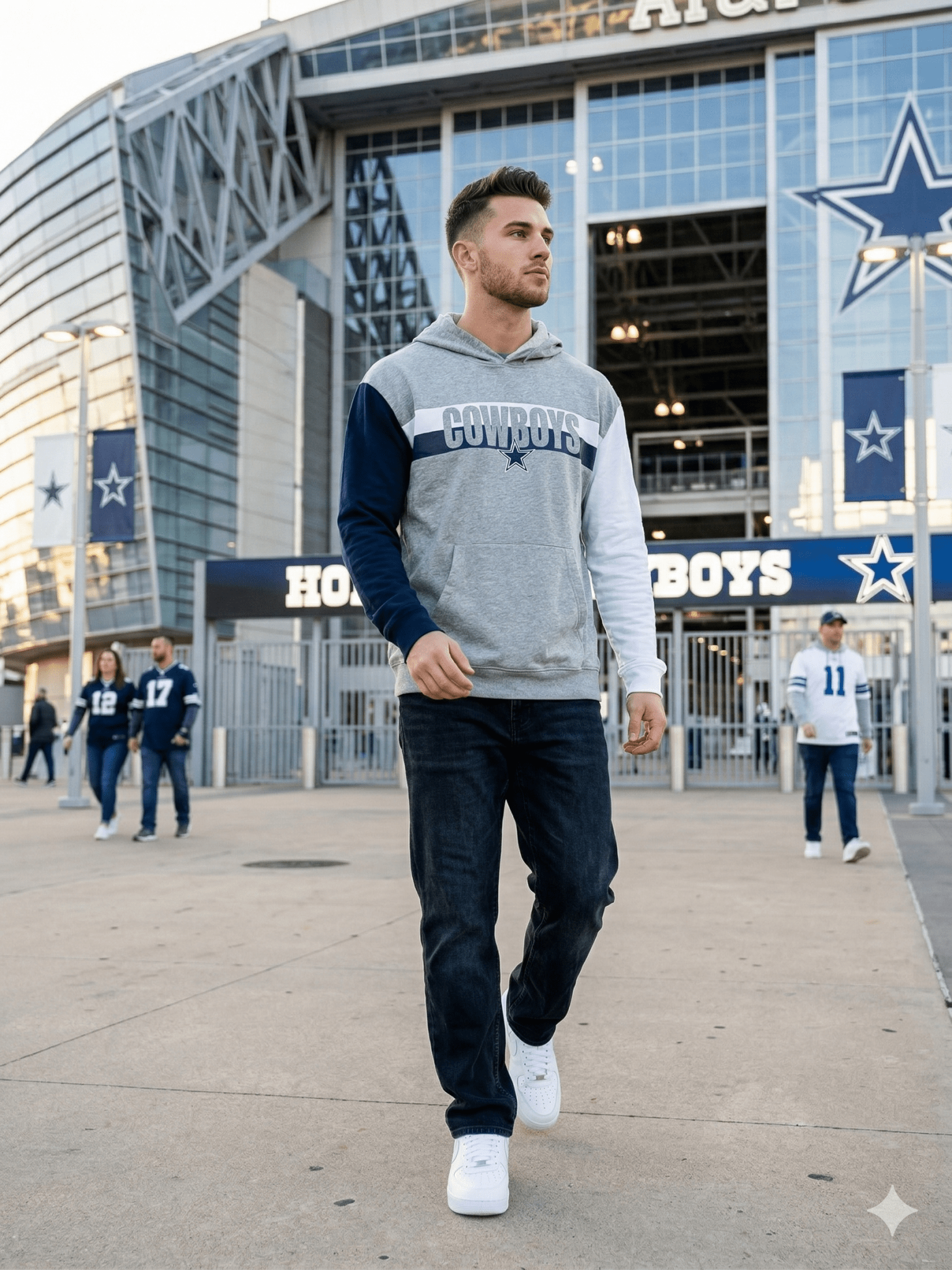 Polerón Nike NFL Gris - LaOtraPrenda.cl - Polerón
