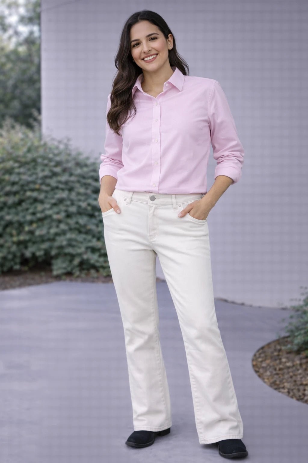 Pantalón Blanco American Eagle Mujer - LaOtraPrenda.cl - Pantalon