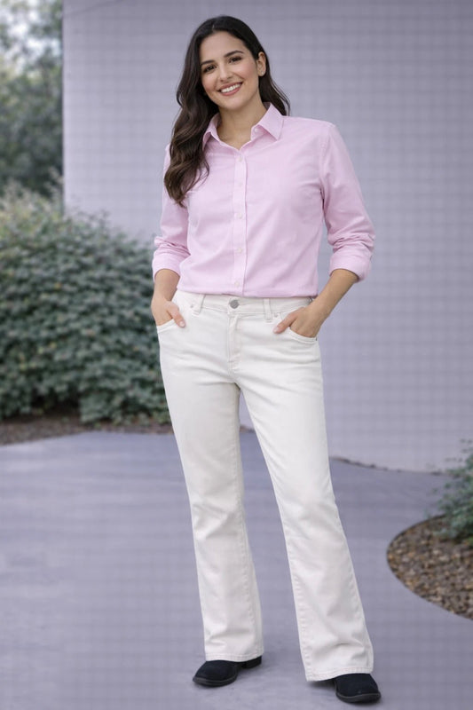 Pantalón Blanco American Eagle Mujer - LaOtraPrenda.cl - Pantalon
