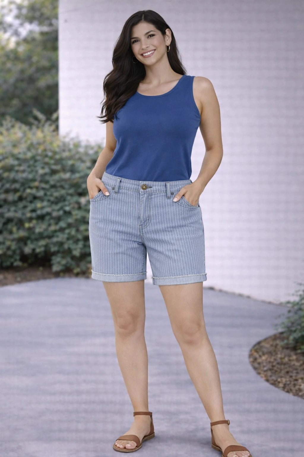 Short Rayado Lee Mujer - LaOtraPrenda.cl - Short
