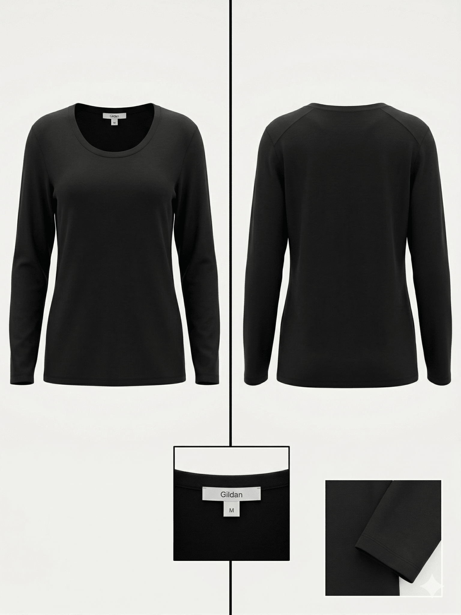 Polera Emma´s Closet Negro - LaOtraPrenda.cl - Polera