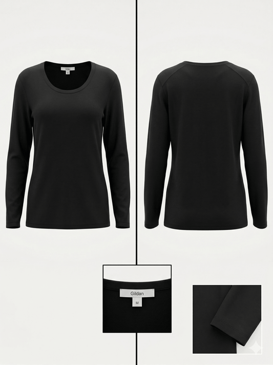 Polera Emma´s Closet Negro - LaOtraPrenda.cl - Polera