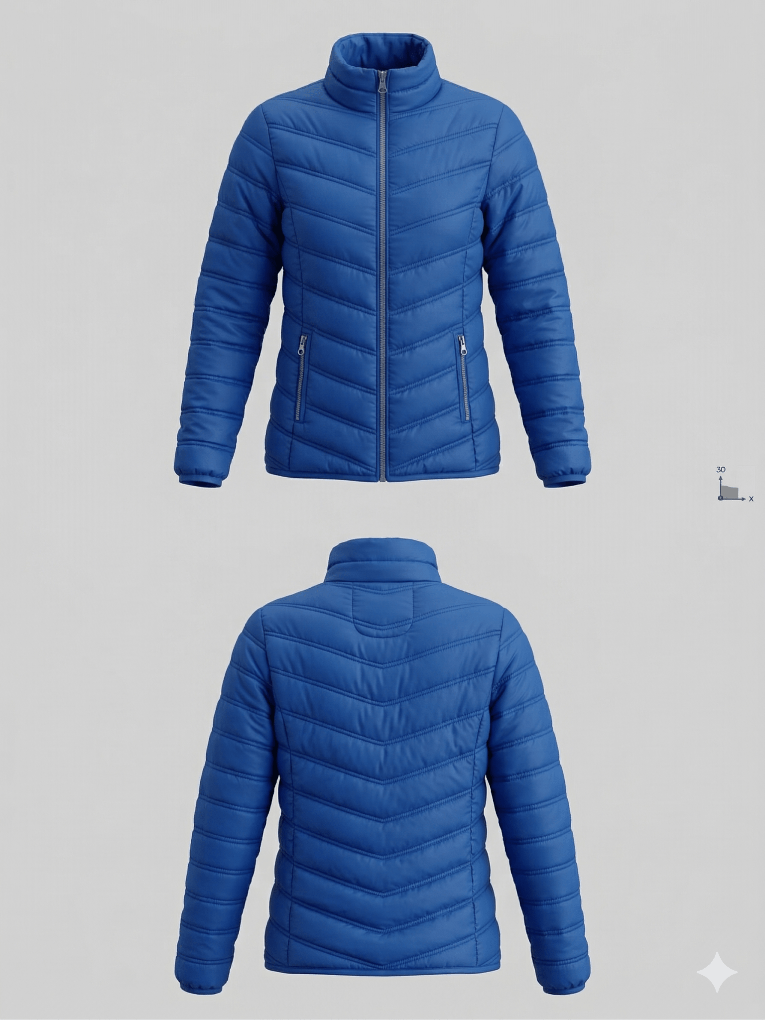 Chaqueta Blue Motion Azul - LaOtraPrenda.cl - Chaqueta