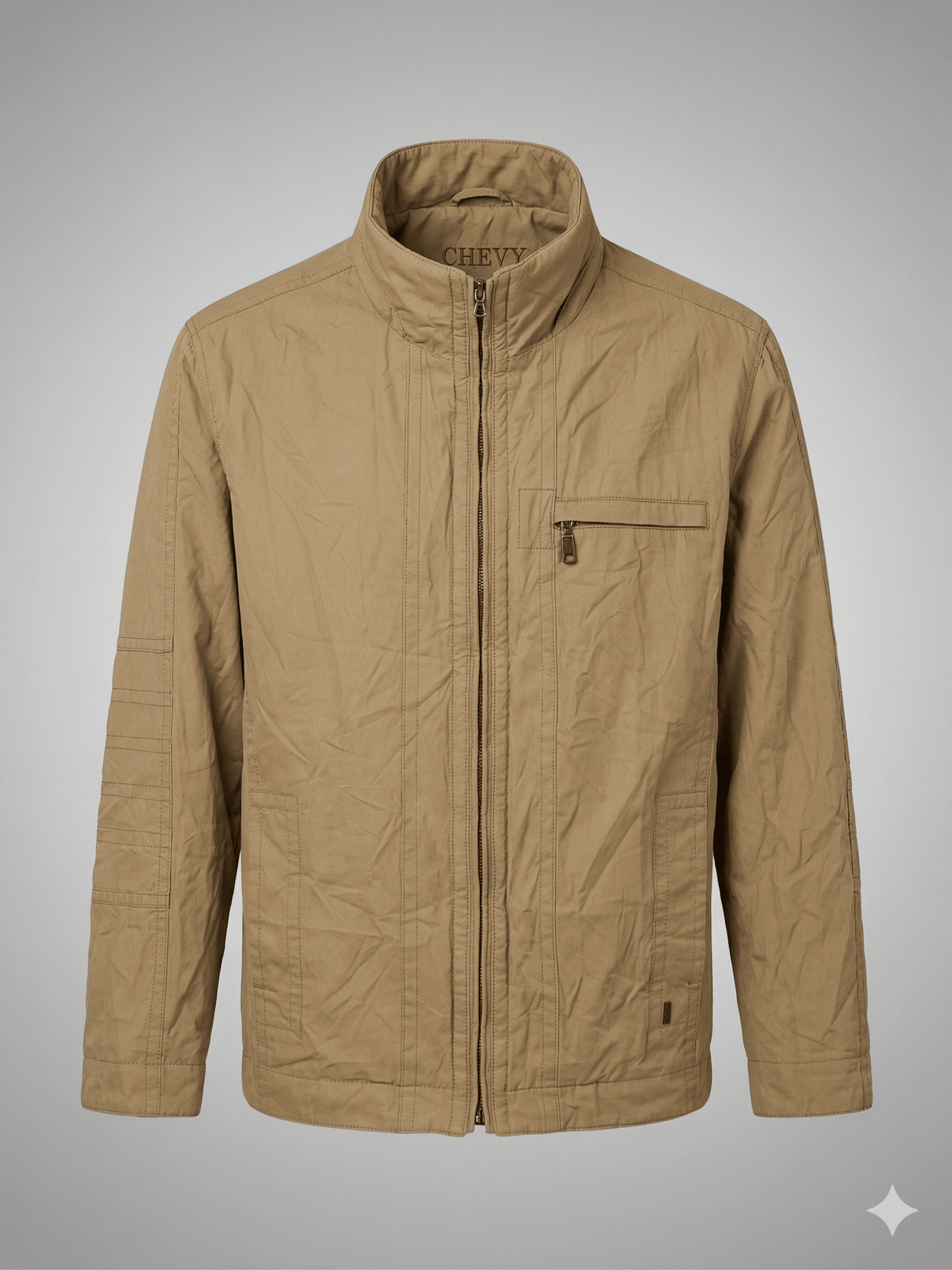 Chaqueta Chevy Café Claro - LaOtraPrenda.cl - Chaqueta