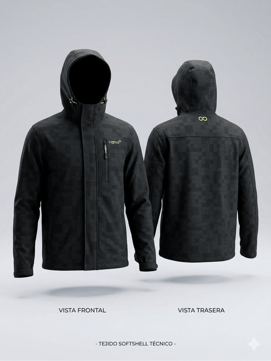 Chaqueta Cygnus Negra - LaOtraPrenda.cl - Chaqueta