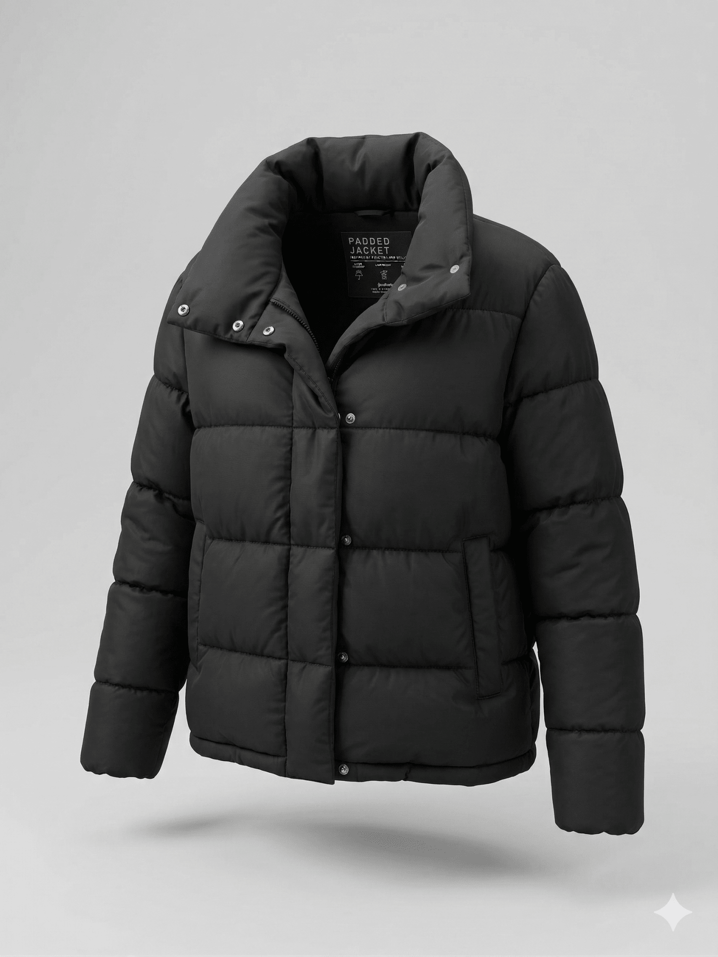 Chaqueta Padded Jacket Negra - LaOtraPrenda.cl - Chaqueta
