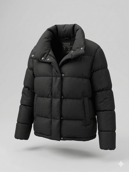 Chaqueta Padded Jacket Negra - LaOtraPrenda.cl - Chaqueta