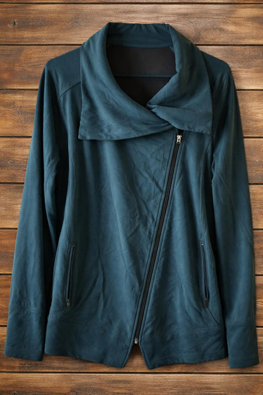 Chaqueta Live Active verde petroleo - LaOtraPrenda.cl - Chaqueta
