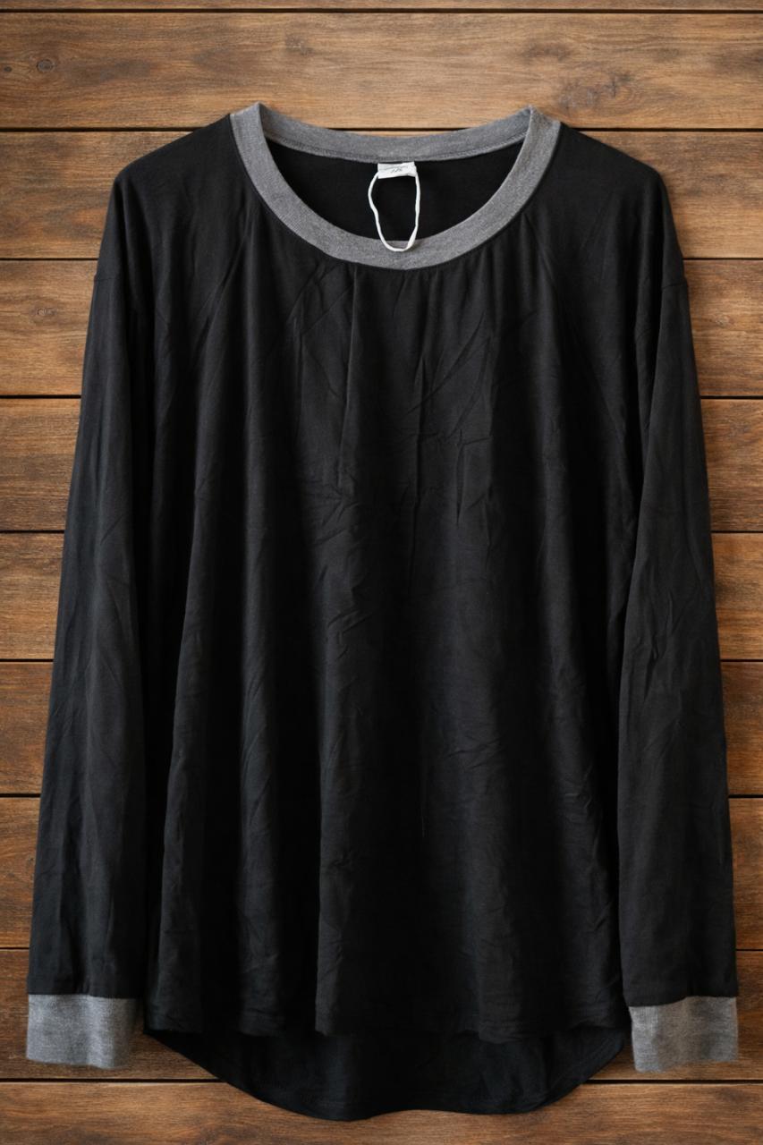 Polera Xieerduo Negra - LaOtraPrenda.cl - Polera