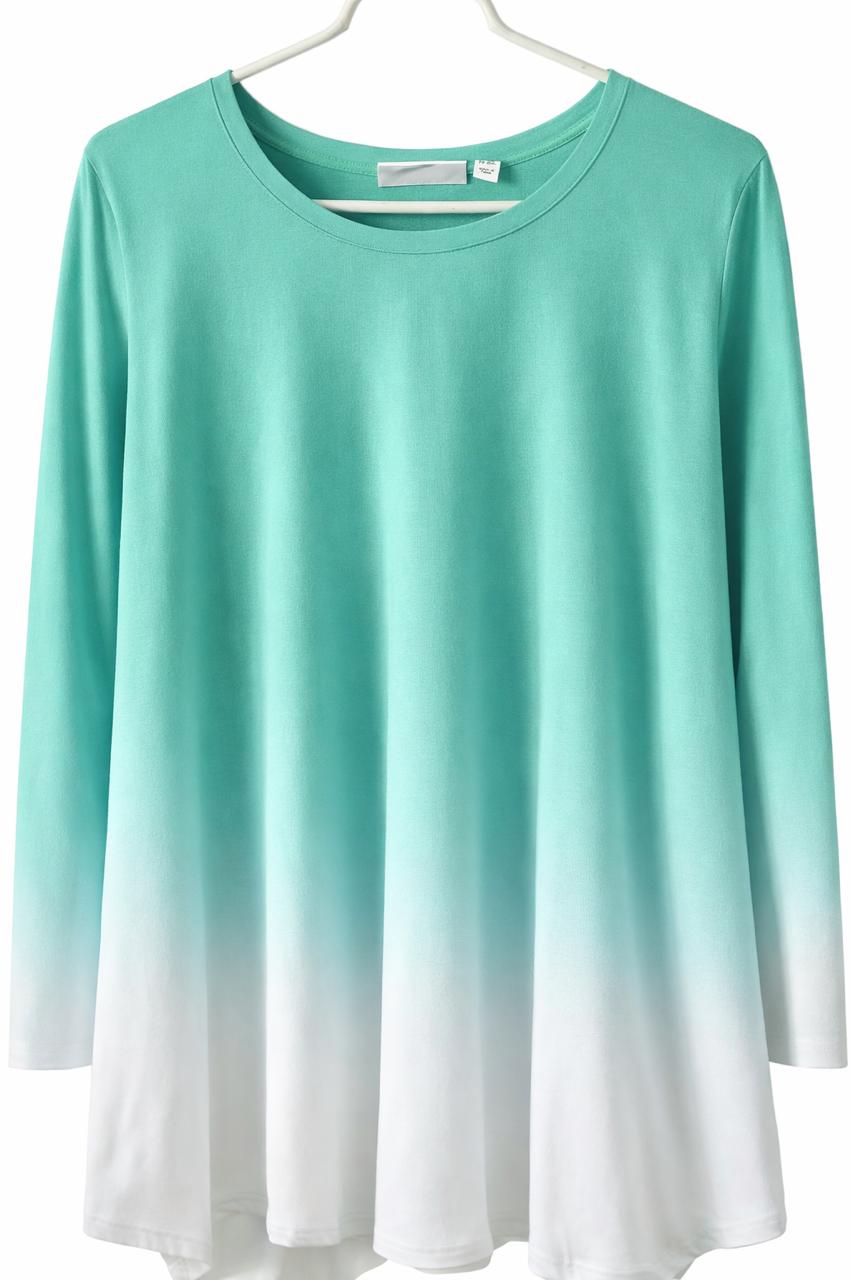 Polera D&Co Verde con Blanco - LaOtraPrenda.cl - Polera