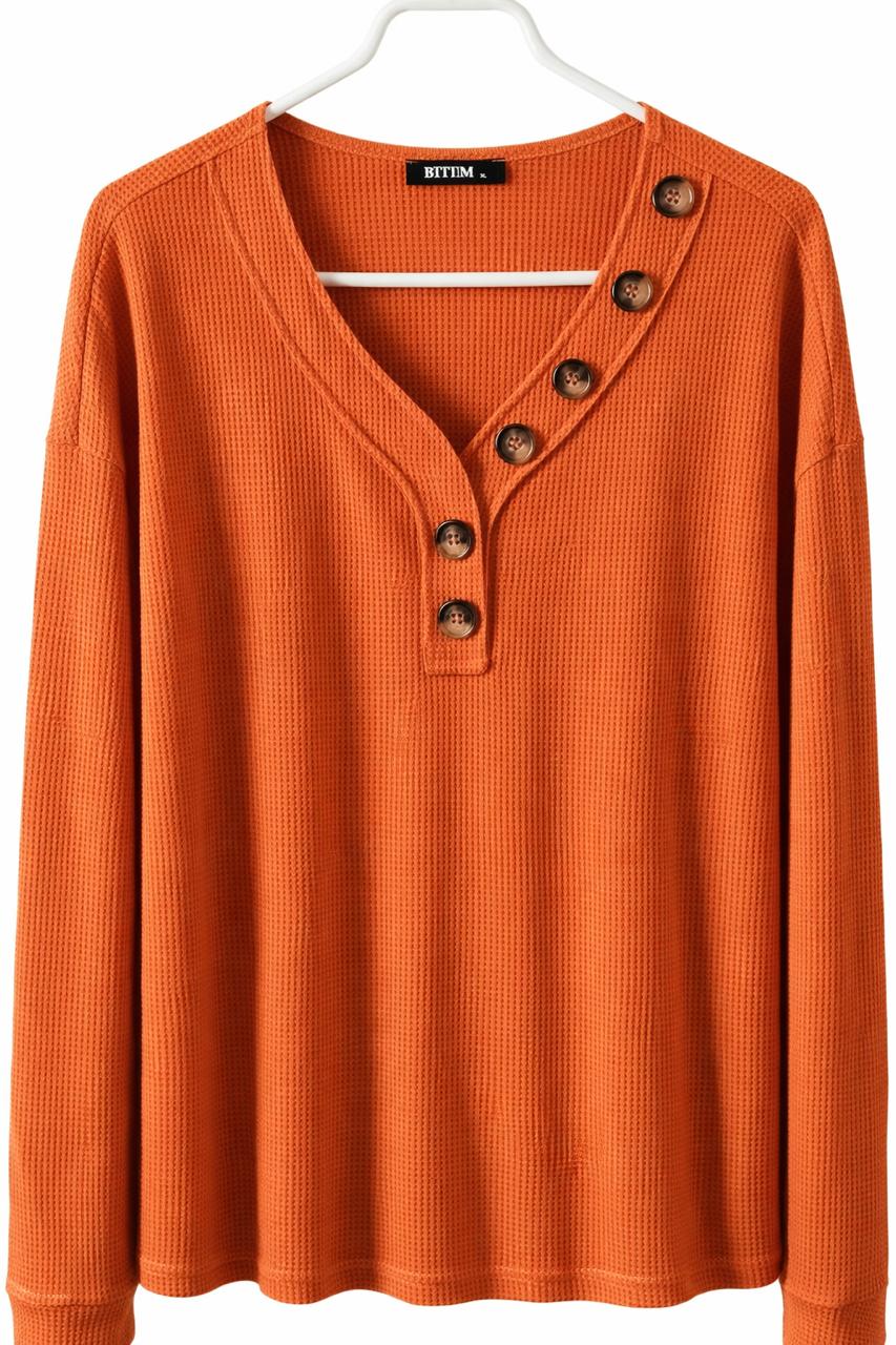 Sweater BTFBM Naranjo - LaOtraPrenda.cl - Chaleco