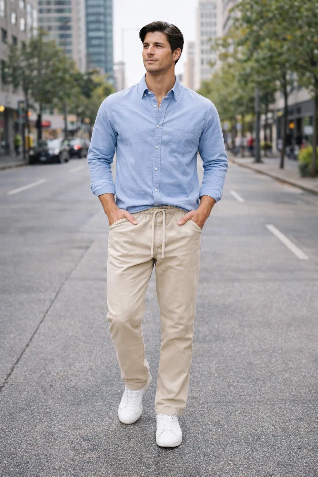 Pantalón Old Navy Hombre / Beige - LaOtraPrenda.cl - Pantalon