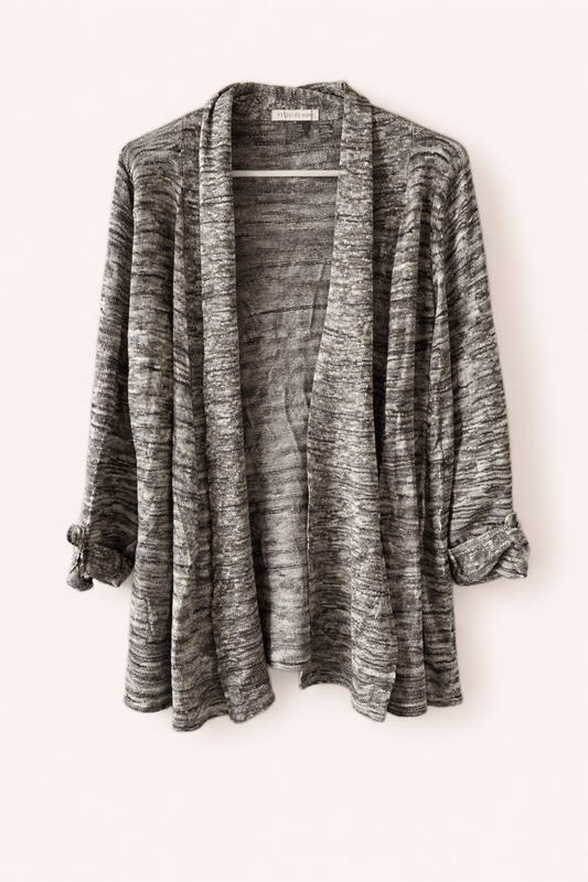 Sweater Requirements Negro/Blanco jaspeado - LaOtraPrenda.cl - Sweater