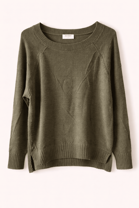 Sweater Old Navy Verde olivo - LaOtraPrenda.cl - Sweater