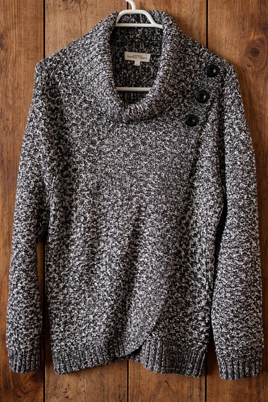 Sweater Northern Reflections Gris jaspeado - LaOtraPrenda.cl - Sweater