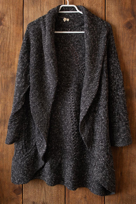 Sweater Madison Gris marengo jaspeado - LaOtraPrenda.cl - Sweater