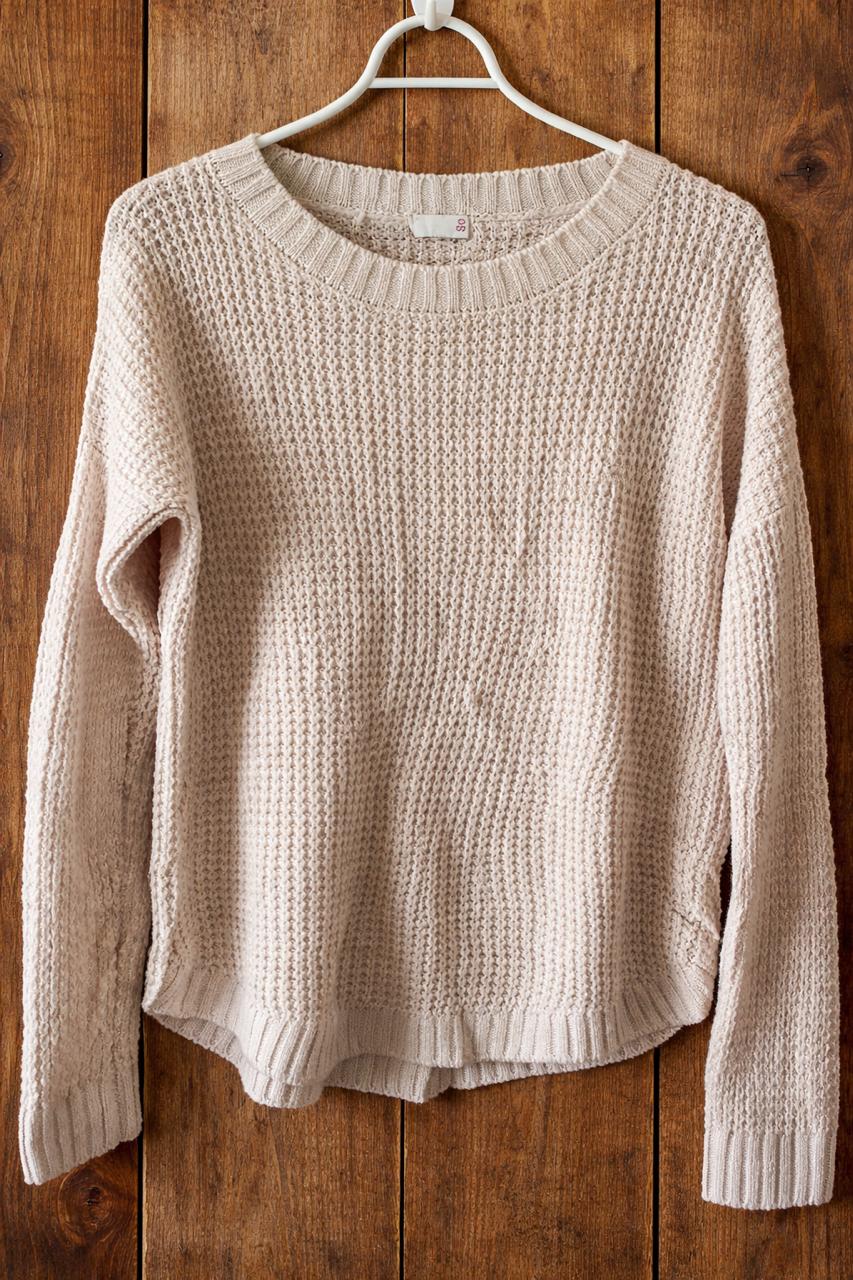 Sweater SO Crema - LaOtraPrenda.cl - Sweater