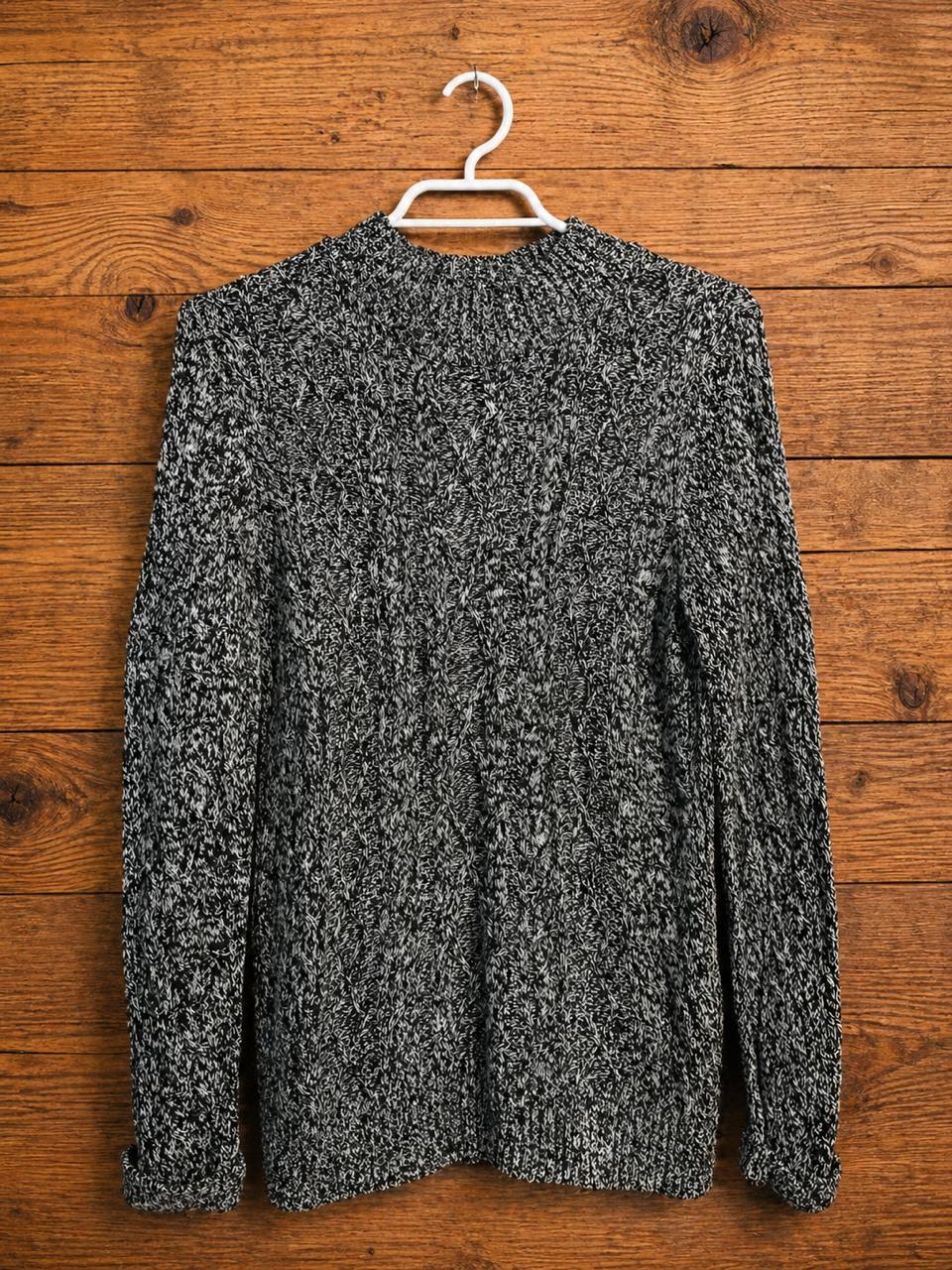 Sweater Croft&Barrow Gris Jaspeado