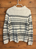 Sweater Northern Reflections Blanco Con Negro