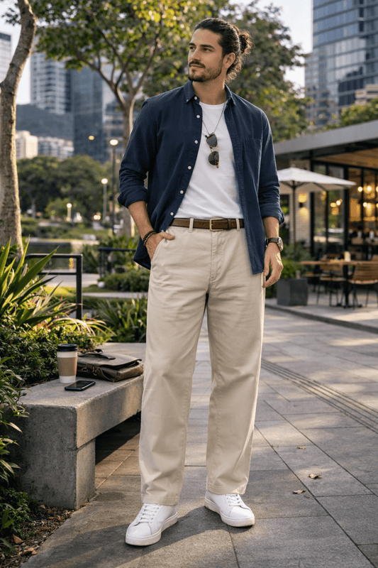 Pantalón Lee Hombre – Beige - LaOtraPrenda.cl - Pantalón