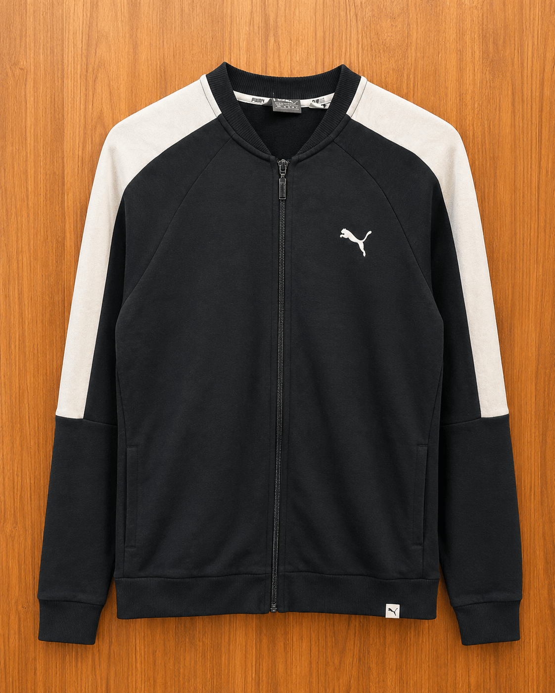 Poleron Niño Puma Azul Con Crema - LaOtraPrenda.cl - Ropa