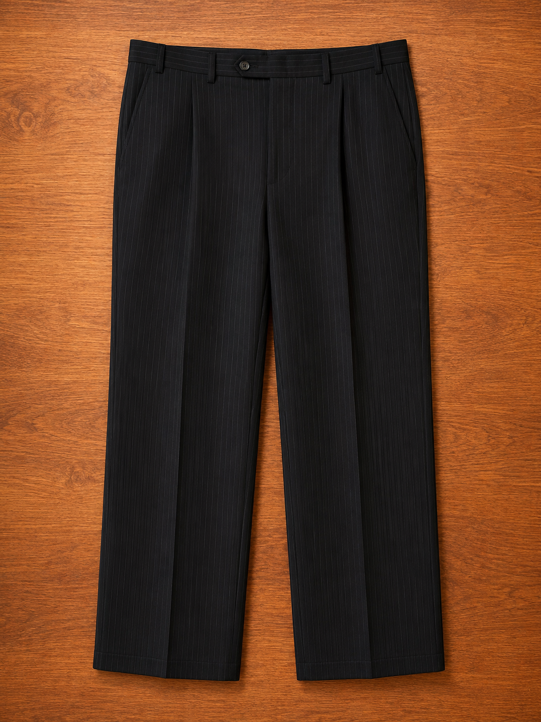 Pantalón de Vestir Ralph Lauren Gris Rayado - LaOtraPrenda.cl - Ropa