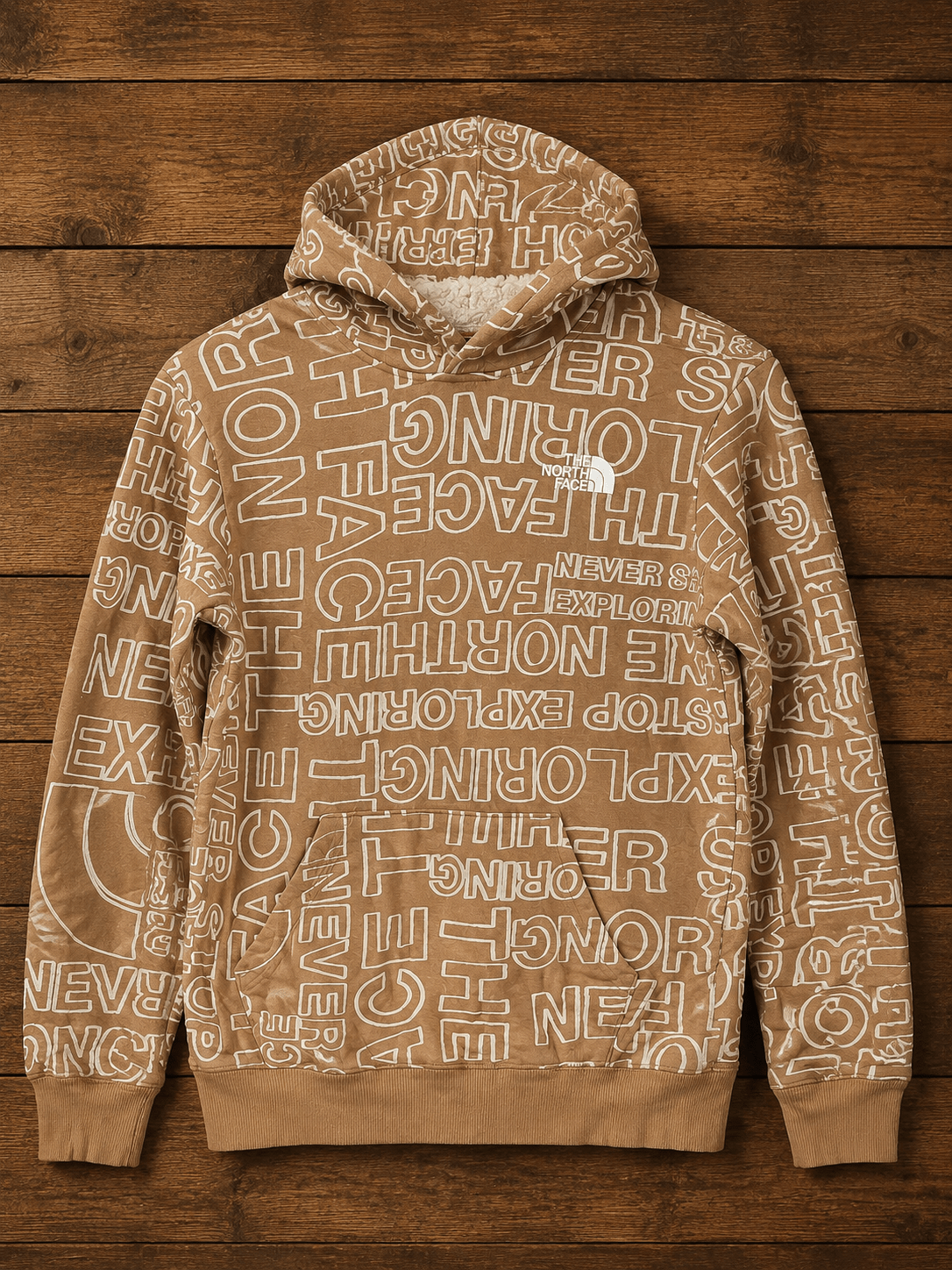 Poleron Niño The North Face Cafe / Letras Blancas - LaOtraPrenda.cl - Ropa
