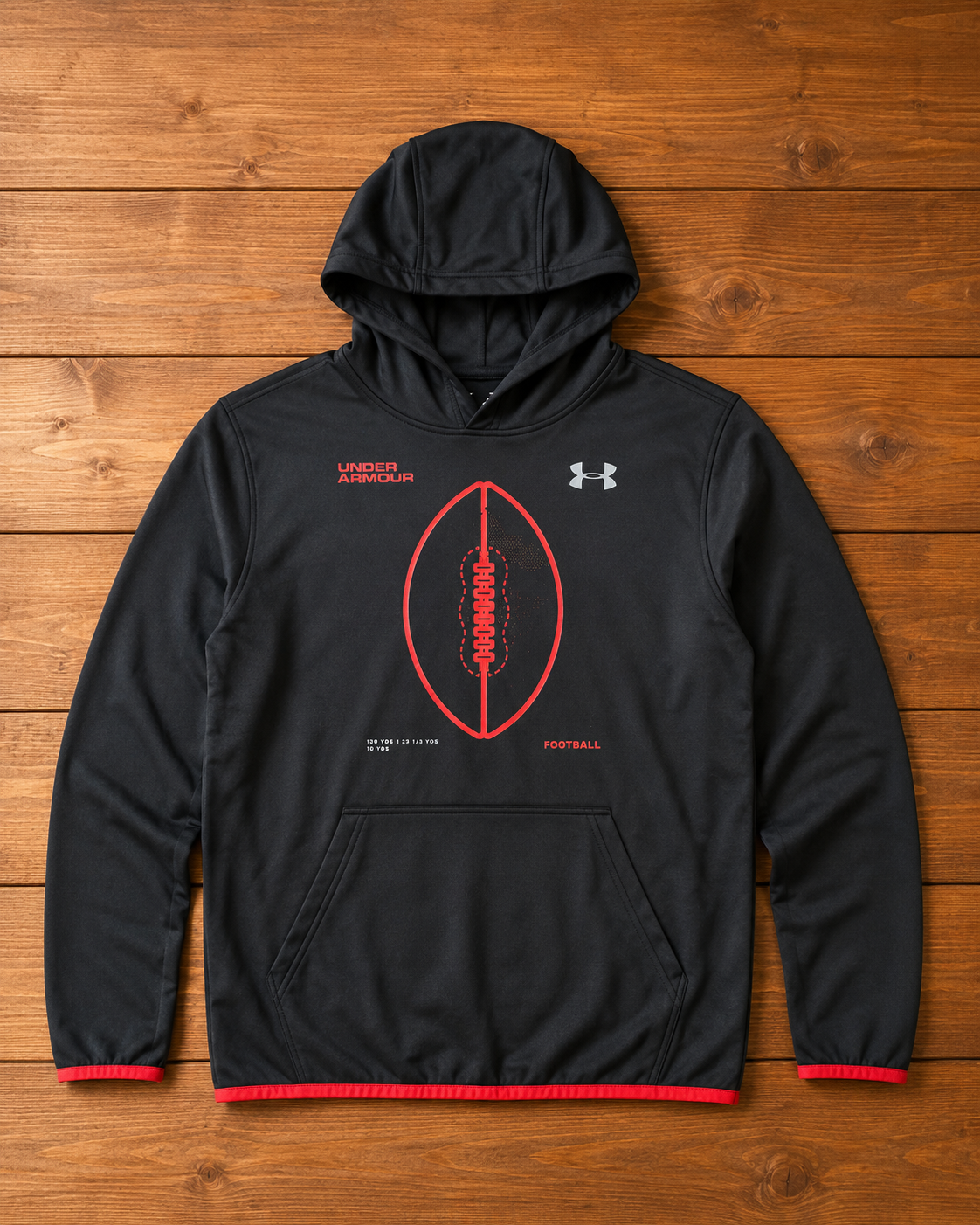 Poleron Niño Under Armour Coldgear Negro
