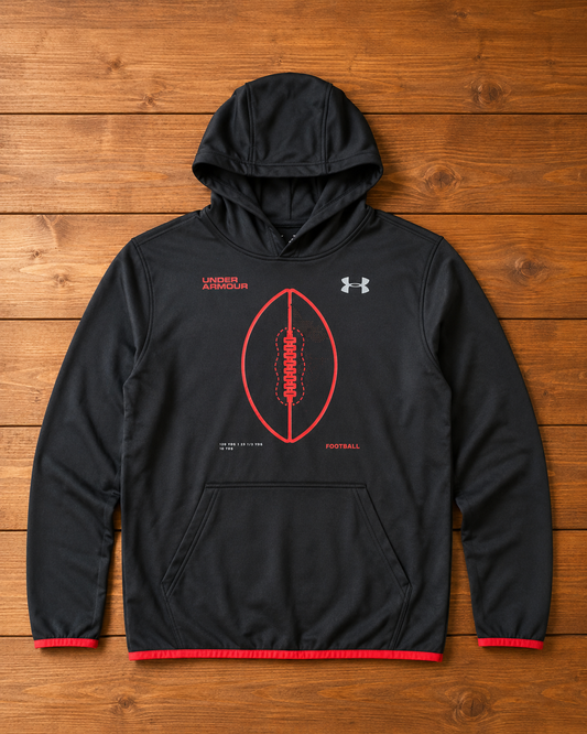 Poleron Niño Under Armour Coldgear Negro