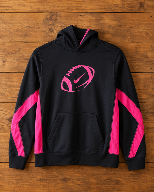 Poleron Niña Nike Therma Fit Negro/Fuccia