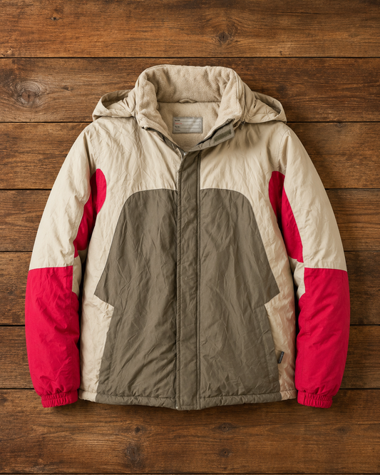 Parka Niño/A Generica Beige/Verde