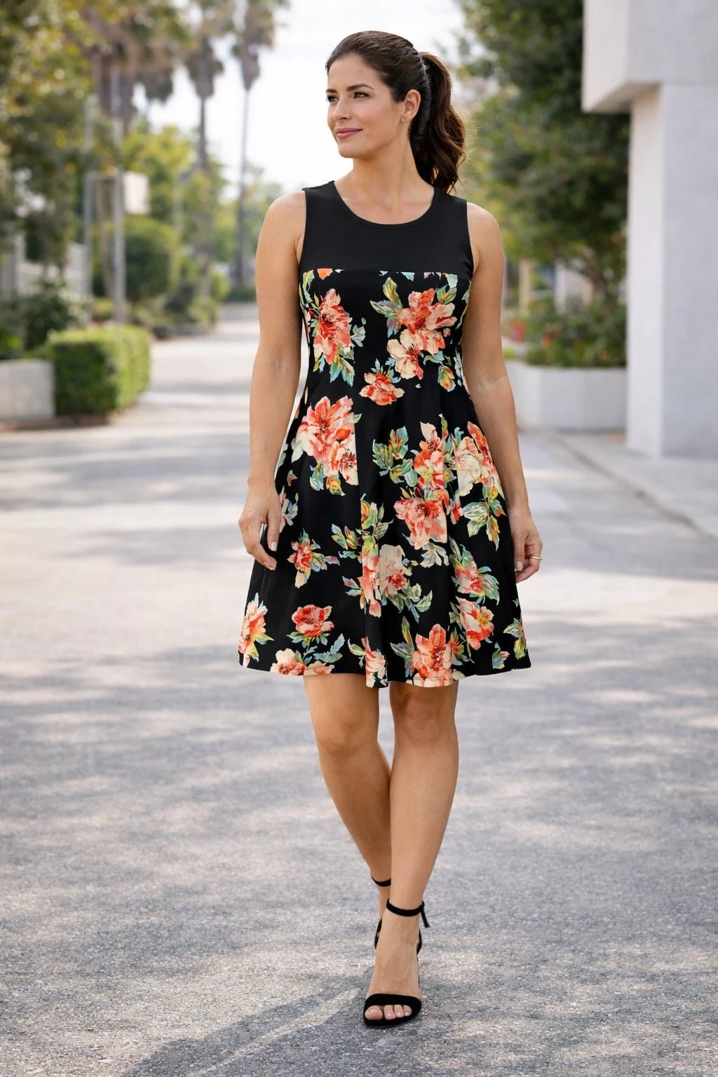 Vestido Floral D'Negroni - LaOtraPrenda.cl - Vestido
