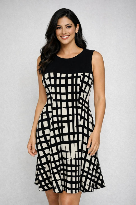 Vestido Geométrico D´Negroni - LaOtraPrenda.cl - Vestido