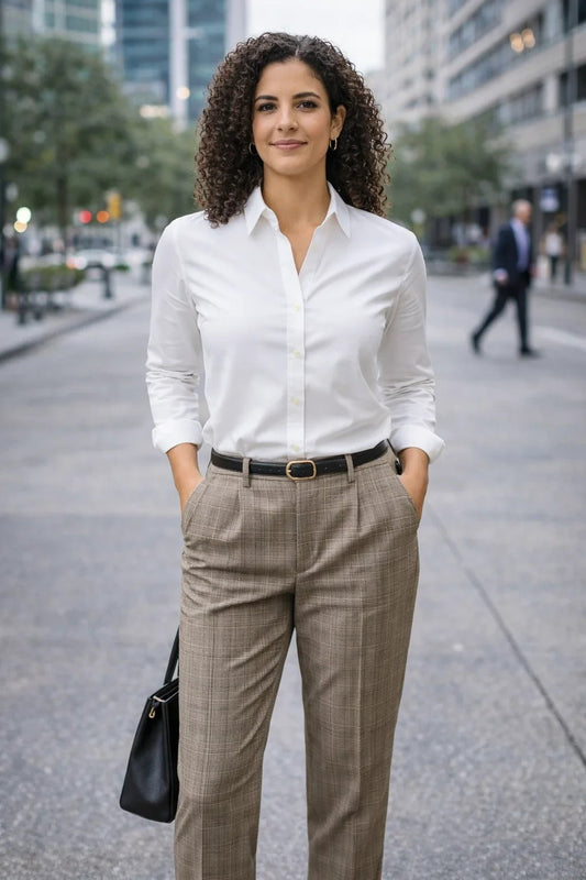 Pantalón Banana Republic Mujer / A cuadros - LaOtraPrenda.cl - Pantalon
