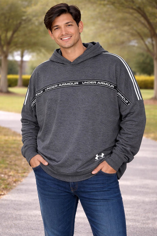 Polerón Under Armour Gris Deportivo - LaOtraPrenda.cl - Polerón