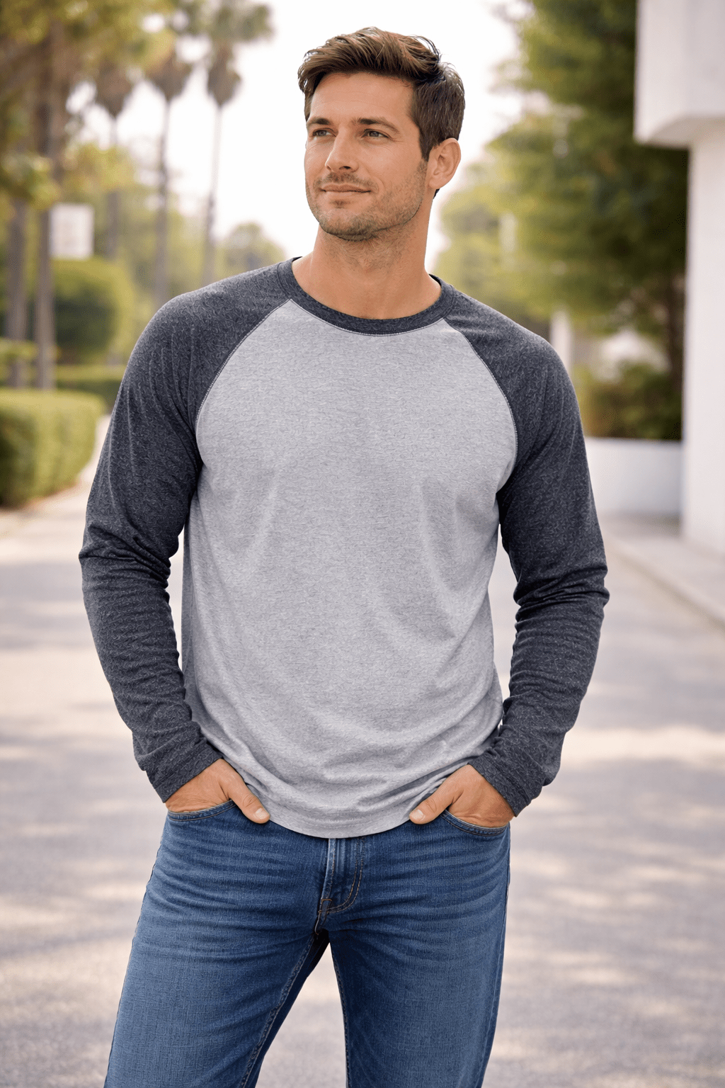 Polera Banana Republic Hombre – Gris - LaOtraPrenda.cl - Polera