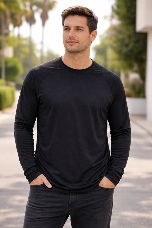 Polera Under Armour / Primera capa negra - LaOtraPrenda.cl - Polera