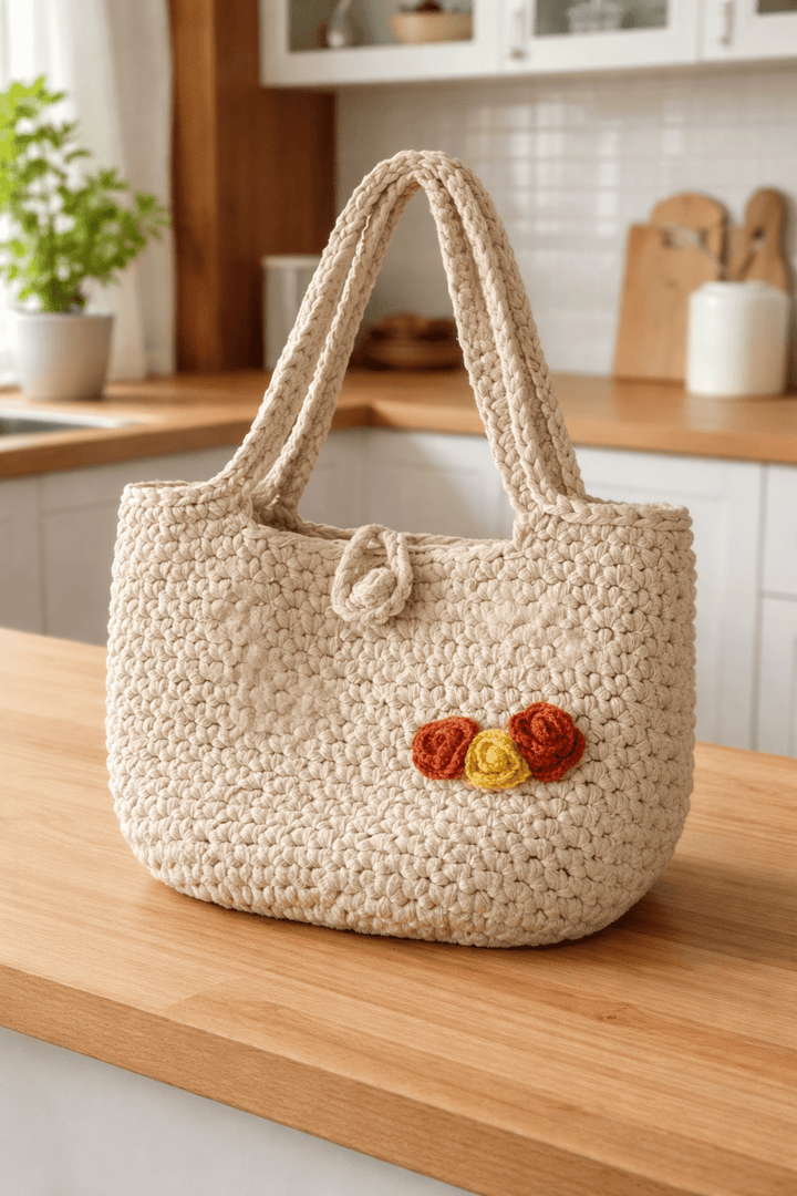 Bolso Tejido color crudo - LaOtraPrenda.cl - Cartera de mano