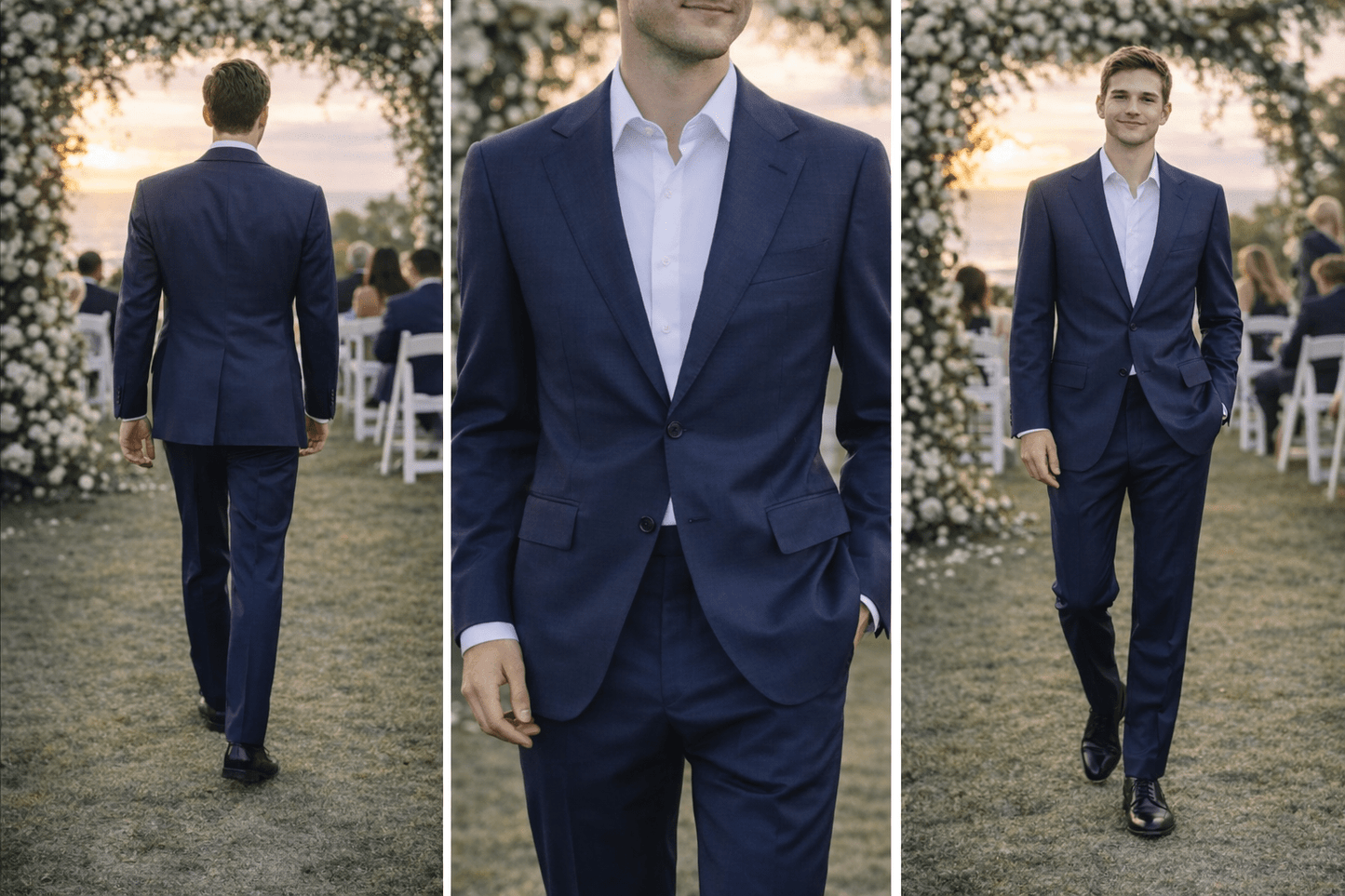 Traje Hombre Ermenegildo Zegna Azul – Lana 100% - LaOtraPrenda.cl - Traje